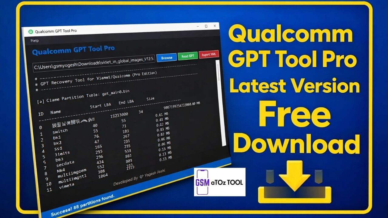 Qualcomm gpt tool pro latest version free download Qualcomm gpt tool pro latest version free download