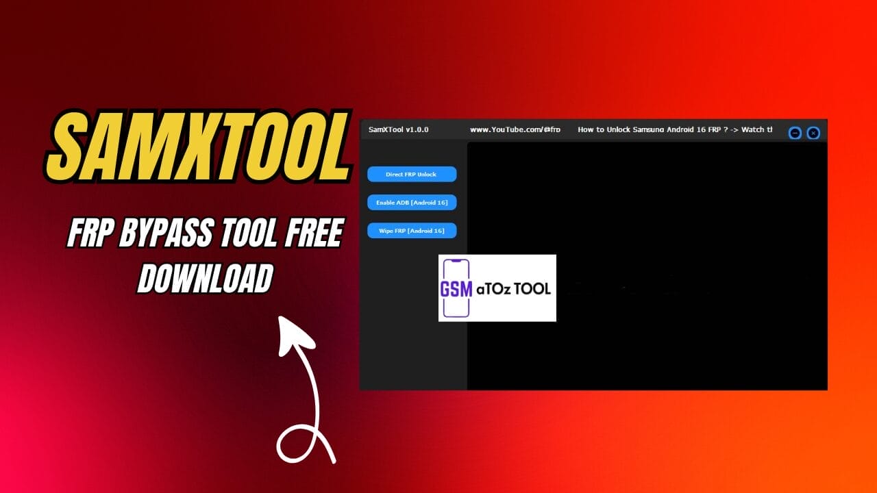 Samxtool v1. 0. 0 frp bypass tool free download Samxtool v1. 0. 0 frp bypass tool free download