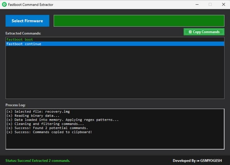 Fastboot command extractor tool latest version free download Fastboot command extractor tool