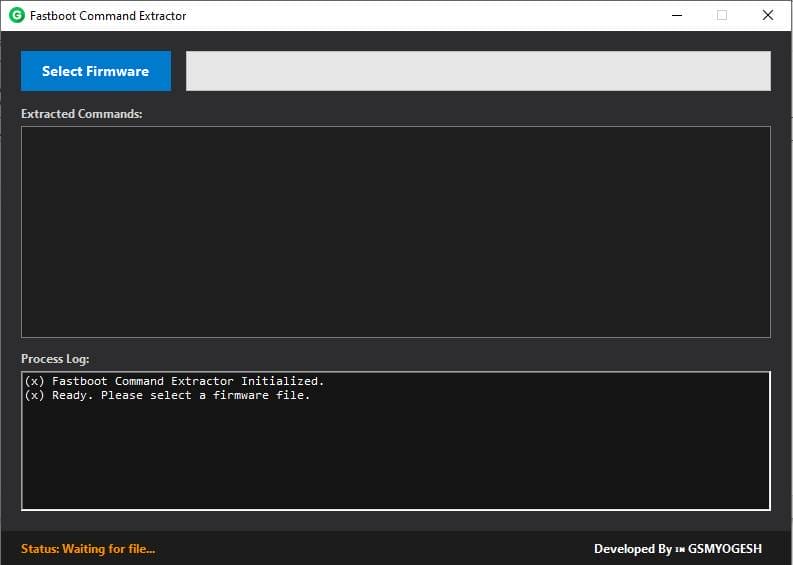 Fastboot command extractor tool latest version free download Fastboot command extractor tool
