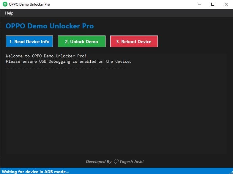 Oppo demo unlocker pro tool to remove oppo demo mode easily Oppo demo unlocker pro tool
