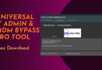 Universal It Admin & Mdm Bypass Pro Tool Free Download