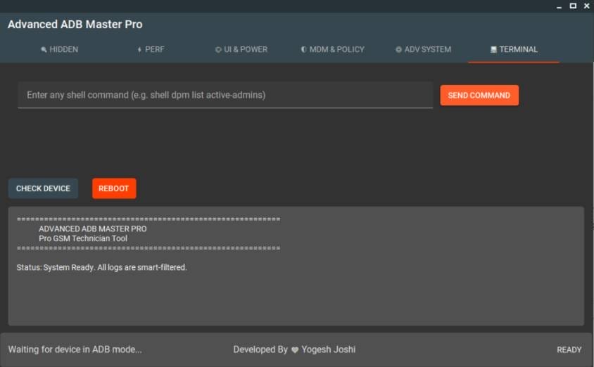Advanced adb master pro tool samsung & android adb management tool Advanced adb master pro tool