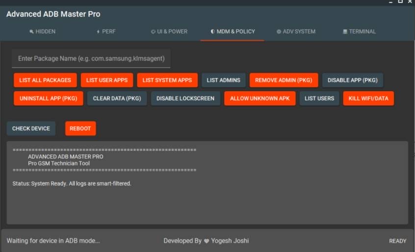 Advanced adb master pro tool samsung & android adb management tool Advanced adb master pro tool