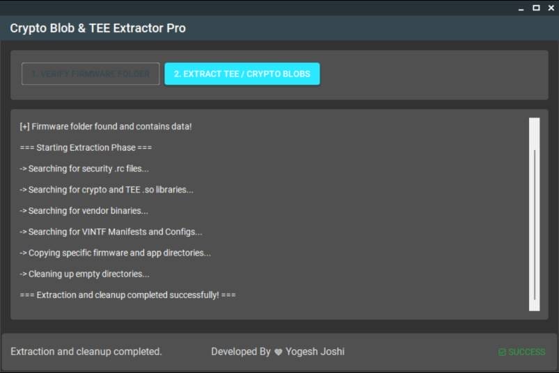 Crypto blob & tee extractor pro tool latest version free download Crypto blob & tee extractor pro tool