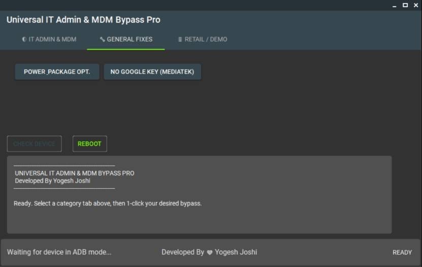 Universal it admin & mdm bypass pro tool free download Universal it admin & mdm bypass pro tool